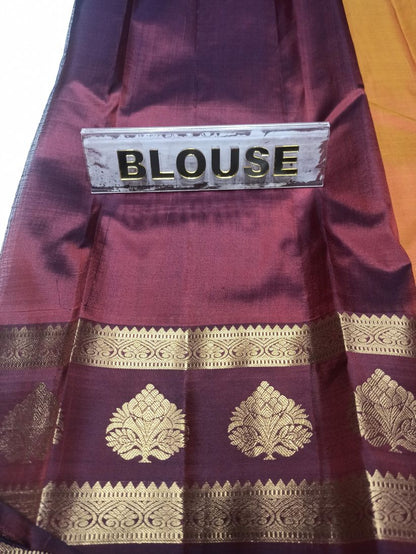 Pure Kanchipuram Silk Saree.