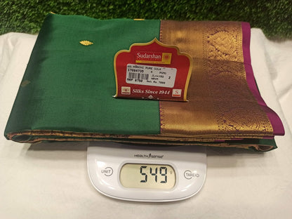 Pure Kanchipuram Silk Saree.