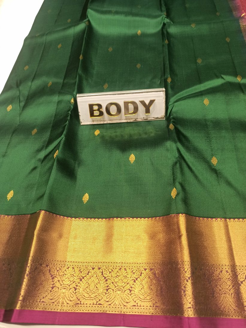 Pure Kanchipuram Silk Saree.