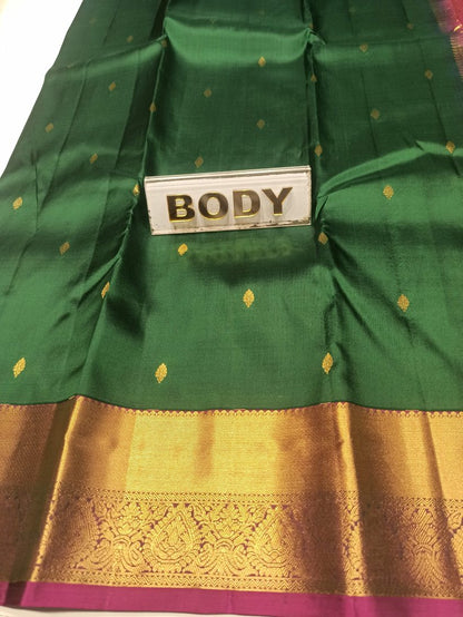 Pure Kanchipuram Silk Saree.