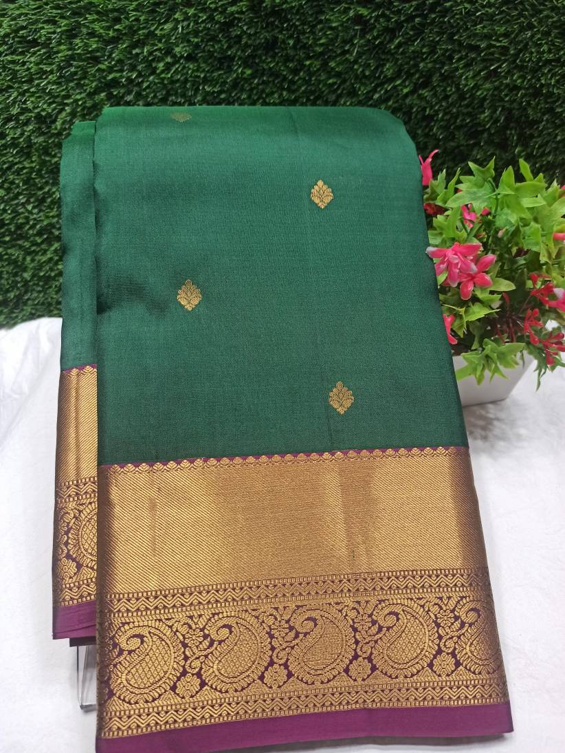Pure Kanchipuram Silk Saree.