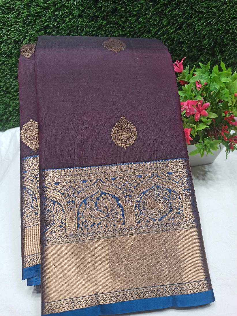 Pure Kanchipuram Silk Saree.