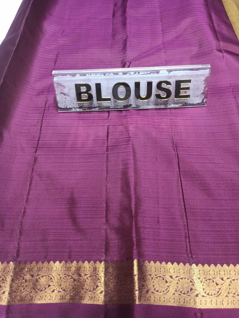 Pure Kanchipuram Silk Saree.