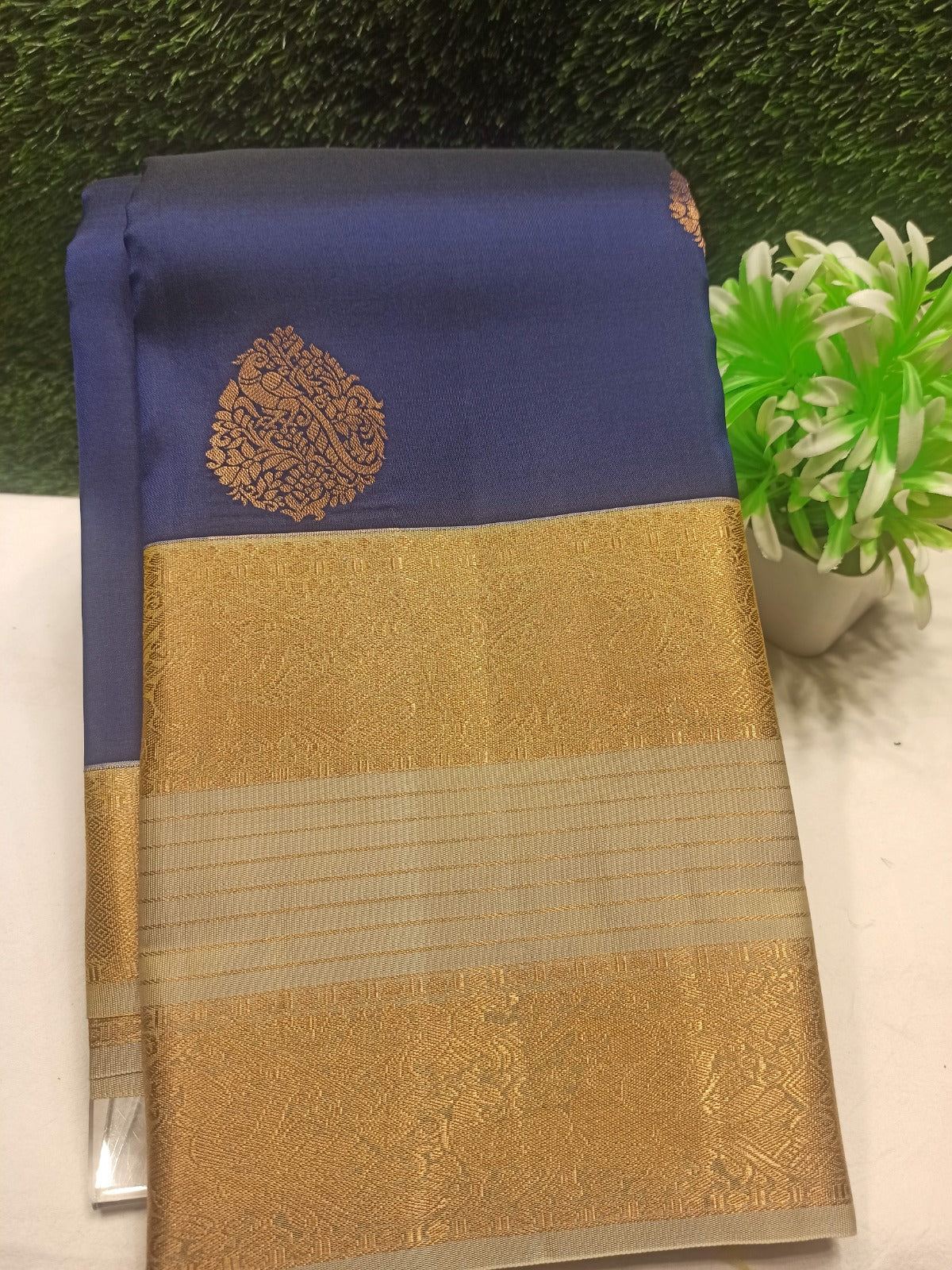 Pure Kanchipuram Silk Saree.