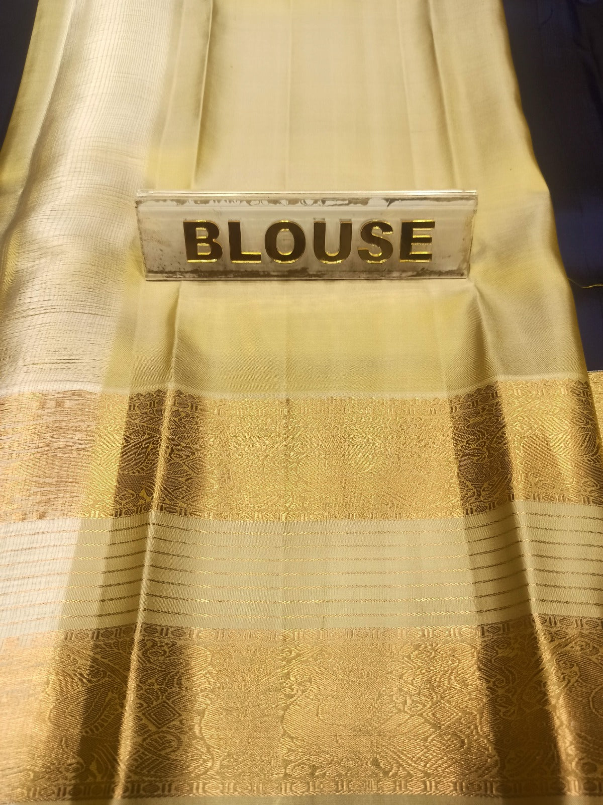 Pure Kanchipuram Silk Saree.