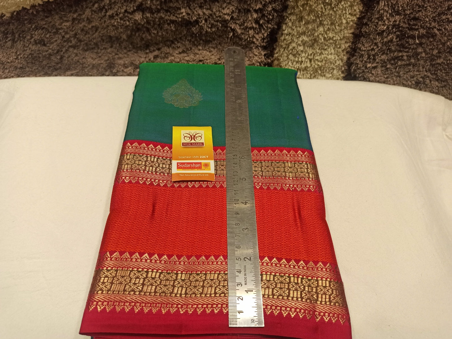 Pure Kanchipuram Silk Saree.