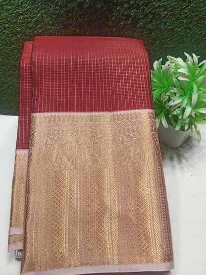 Pure Kanchipuram Silk Saree.