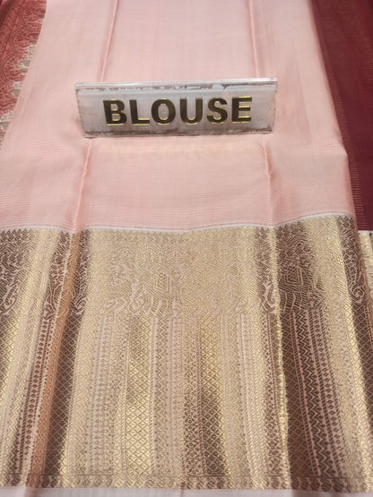 Pure Kanchipuram Silk Saree.