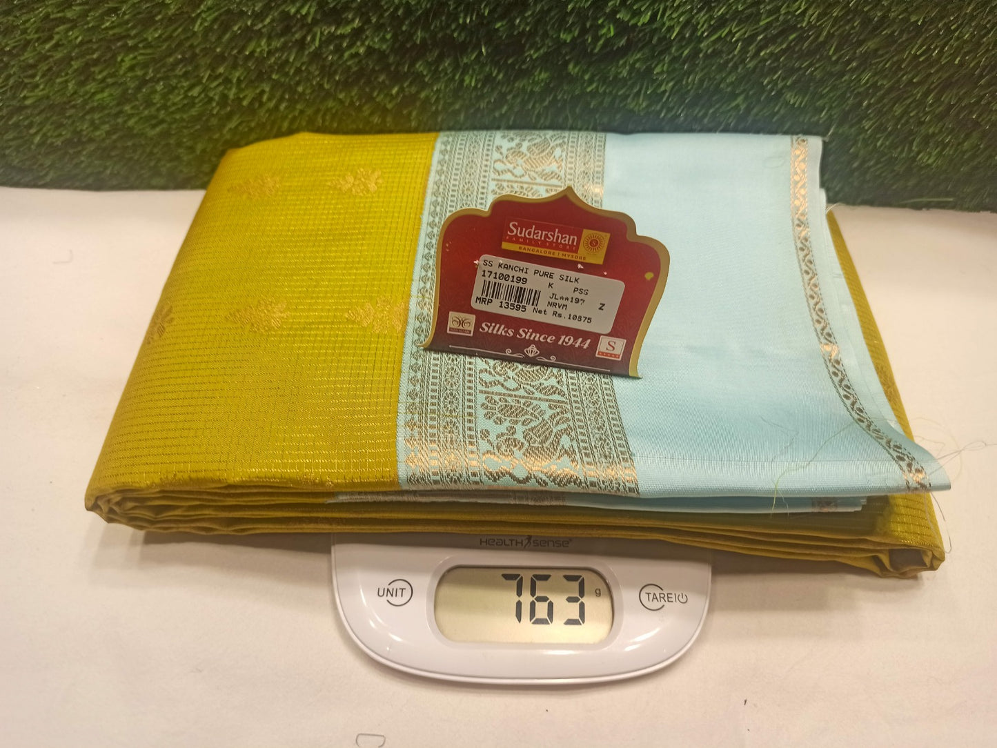 Pure Kanchipuram Silk Saree.