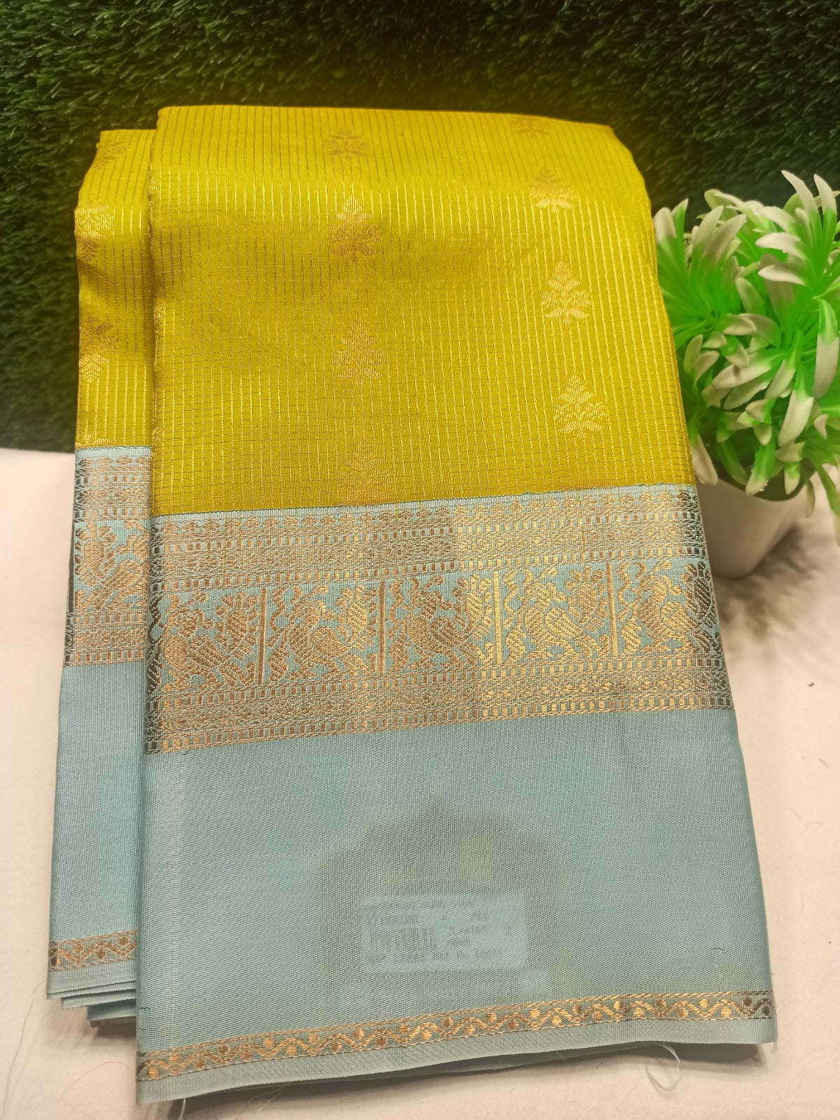 Pure Kanchipuram Silk Saree.