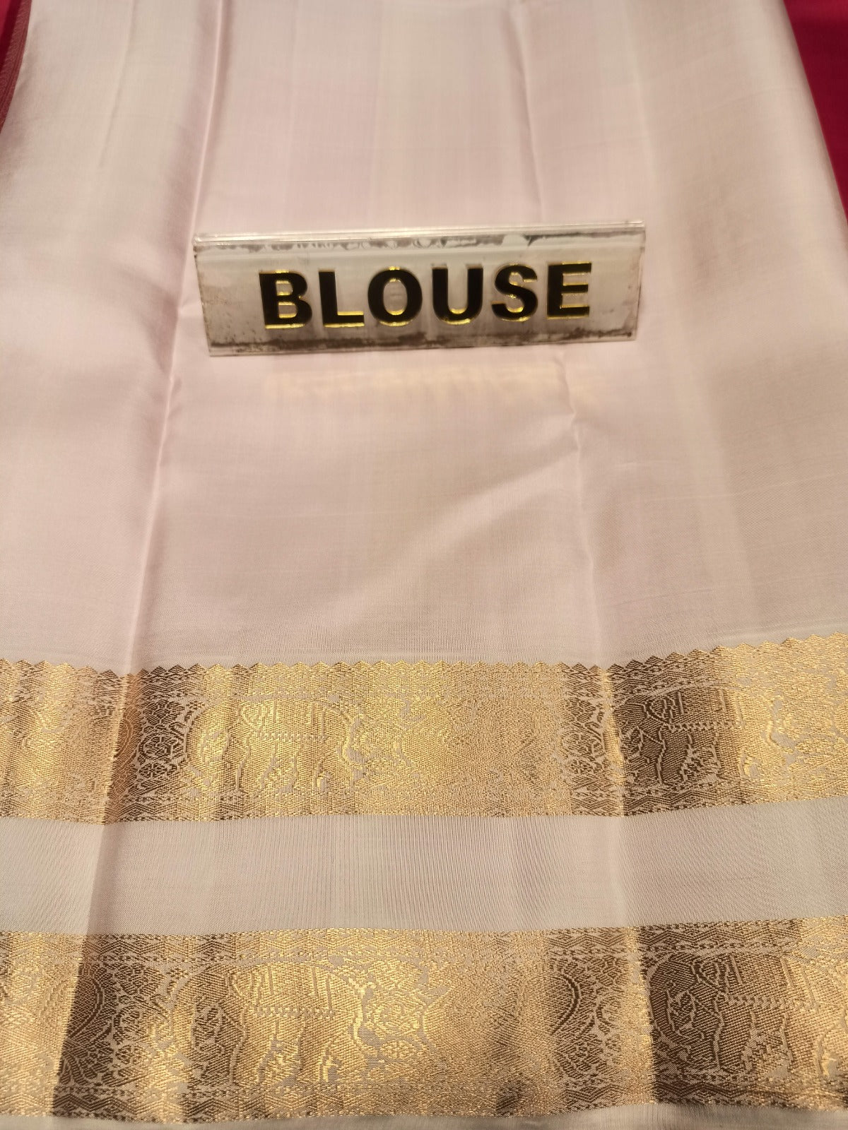 Pure Kanchipuram Silk Saree.