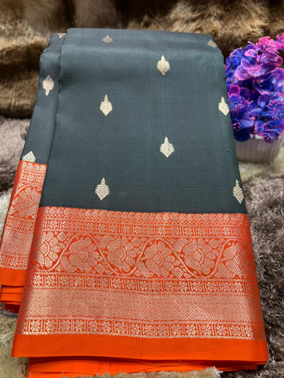 Pure Kanchipuram Silk Saree.