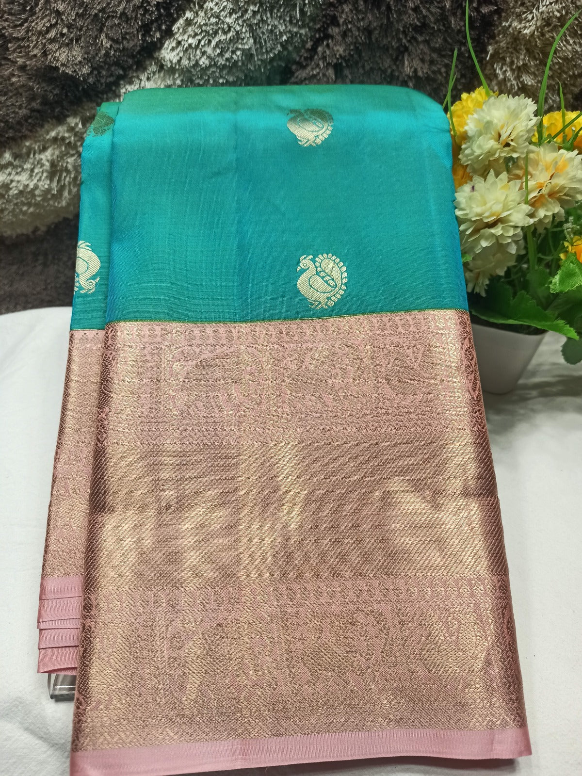 Pure Kanchipuram Silk Saree.