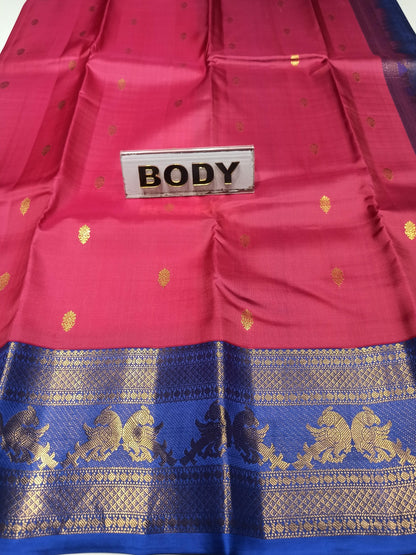 Pure Kanchipuram Silk Saree.