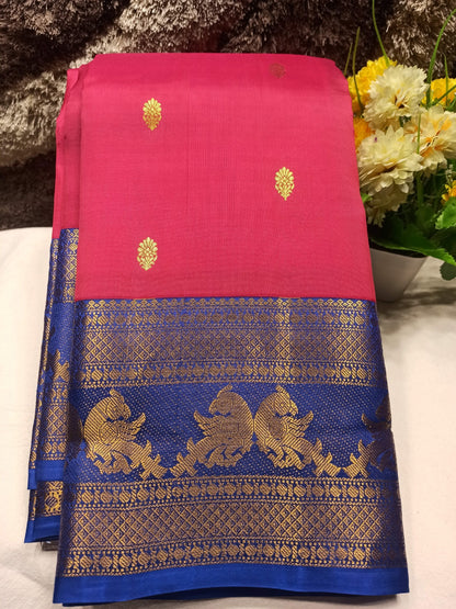 Pure Kanchipuram Silk Saree.