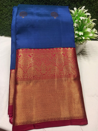 Pure Kanchipuram Silk Saree.