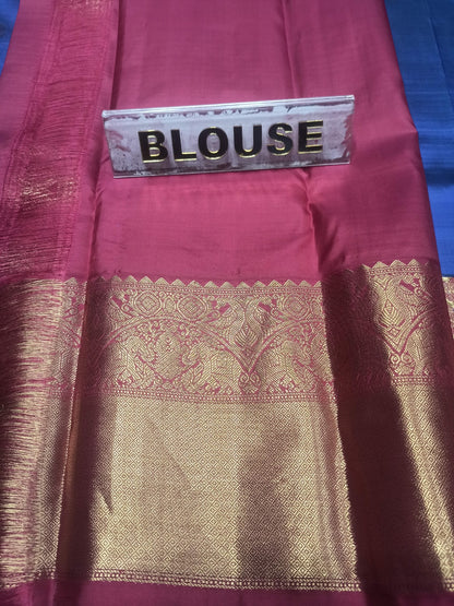 Pure Kanchipuram Silk Saree.