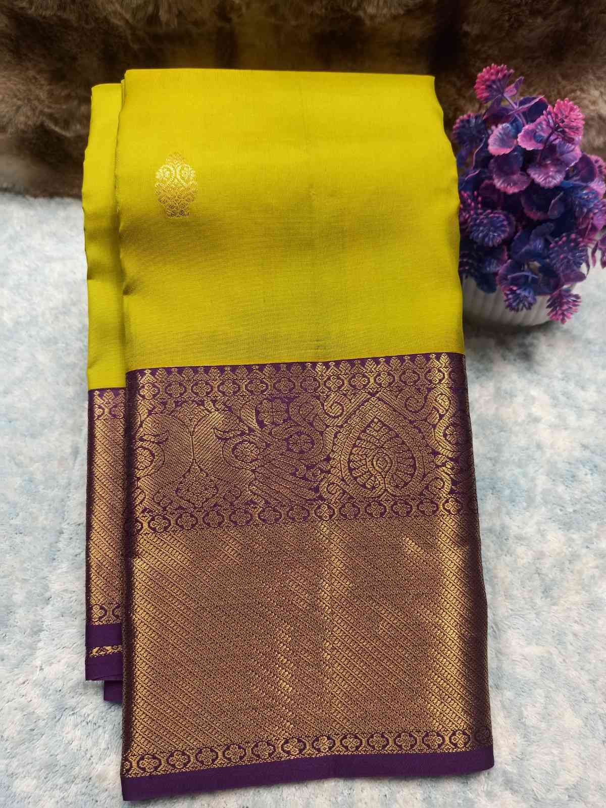 Pure Kanchipuram Silk Saree.