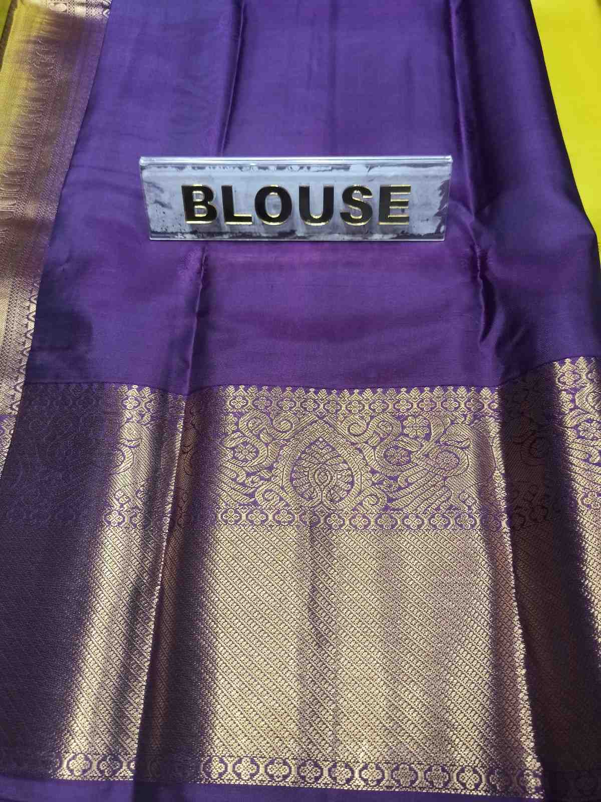 Pure Kanchipuram Silk Saree.