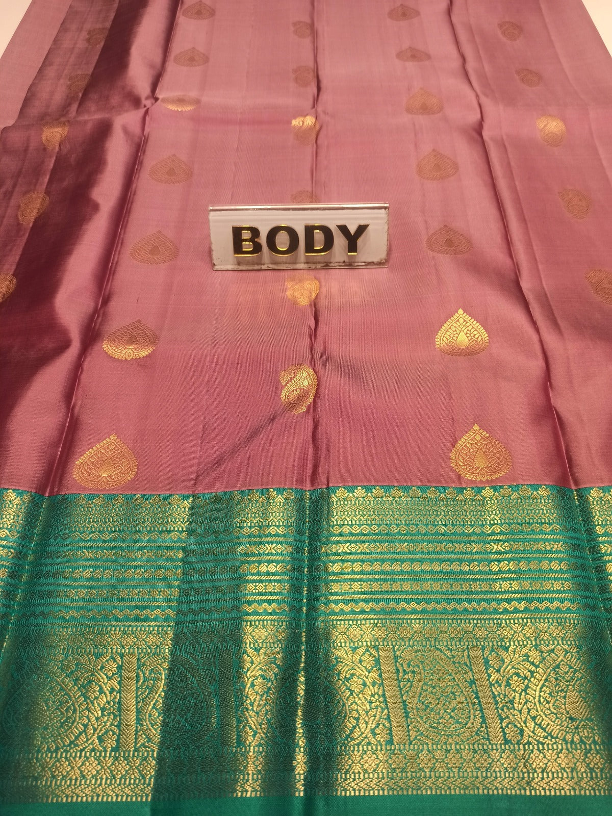Pure Kanchipuram Silk Saree.