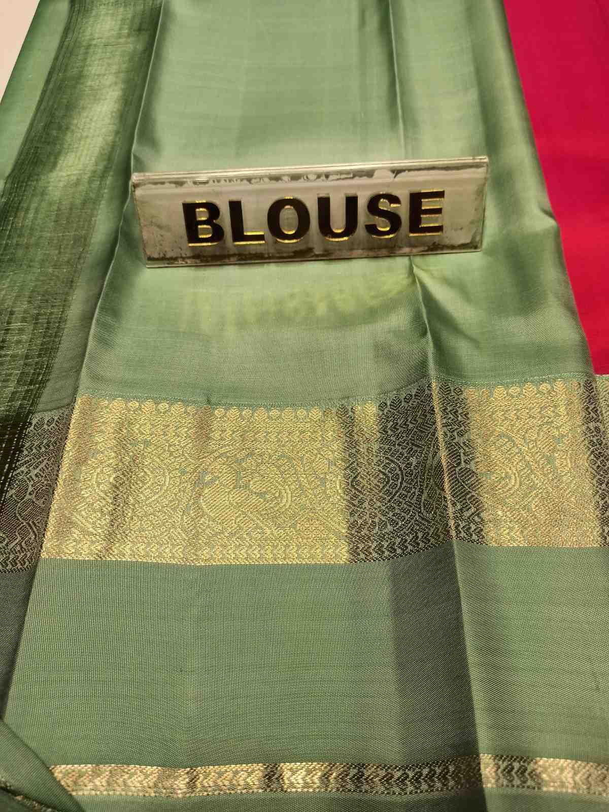 Pure Kanchipuram Silk Saree.