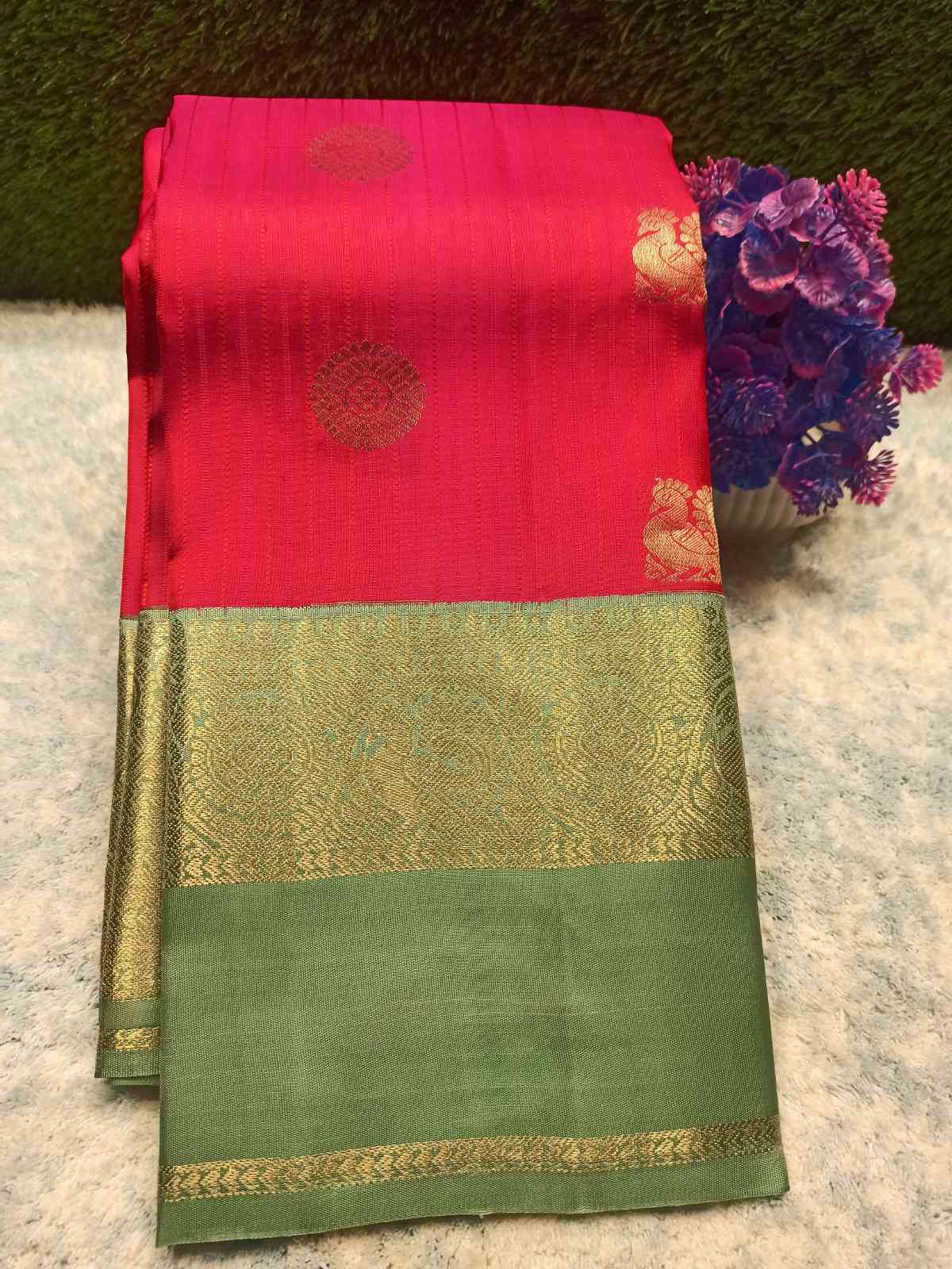 Pure Kanchipuram Silk Saree.