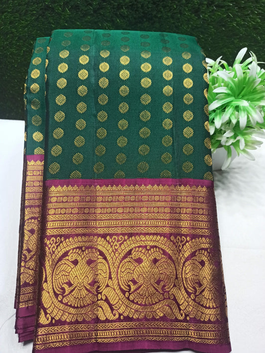 Pure Kanchipuram Silk Saree.