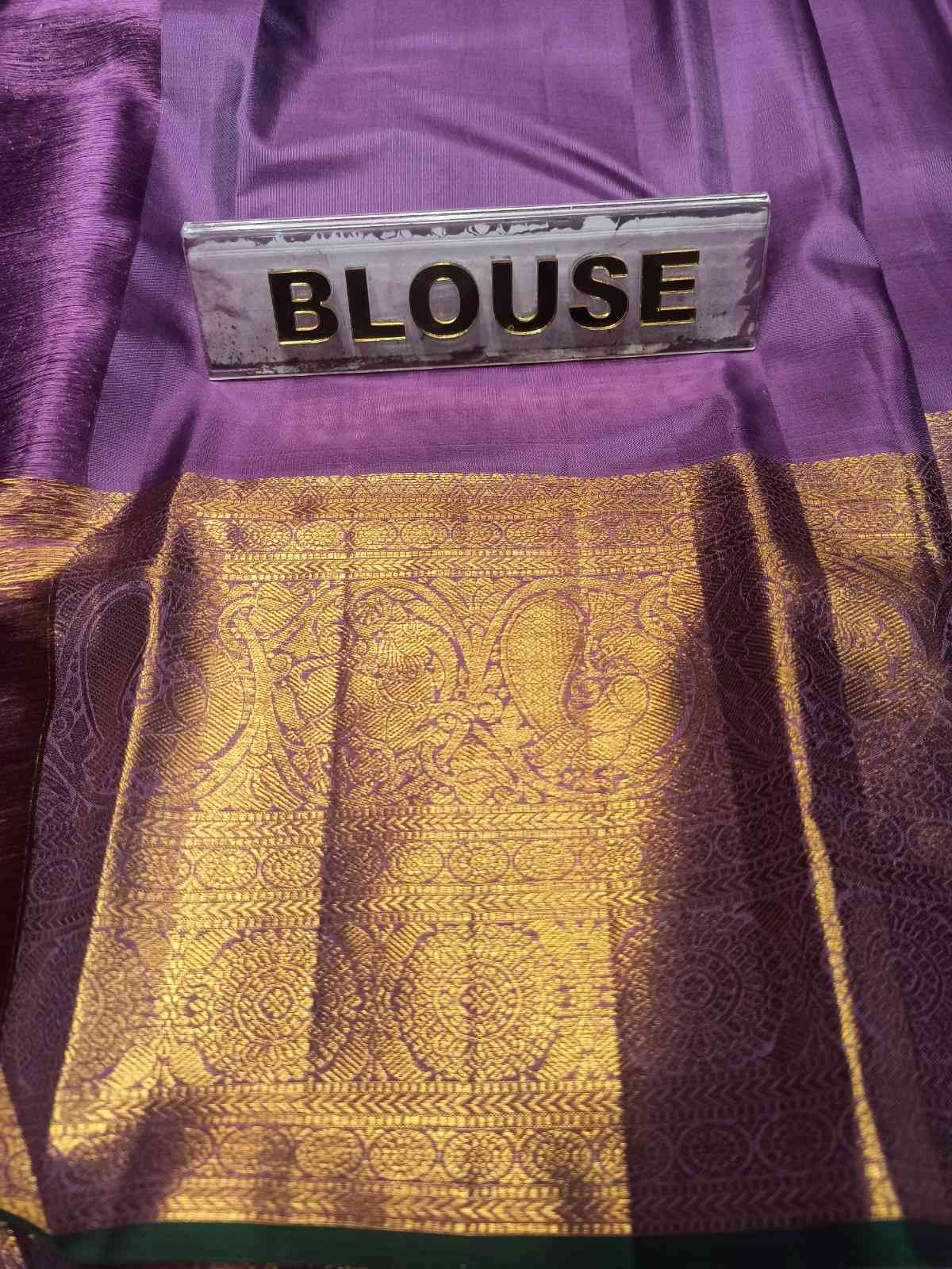 Pure Kanchipuram Silk Saree.