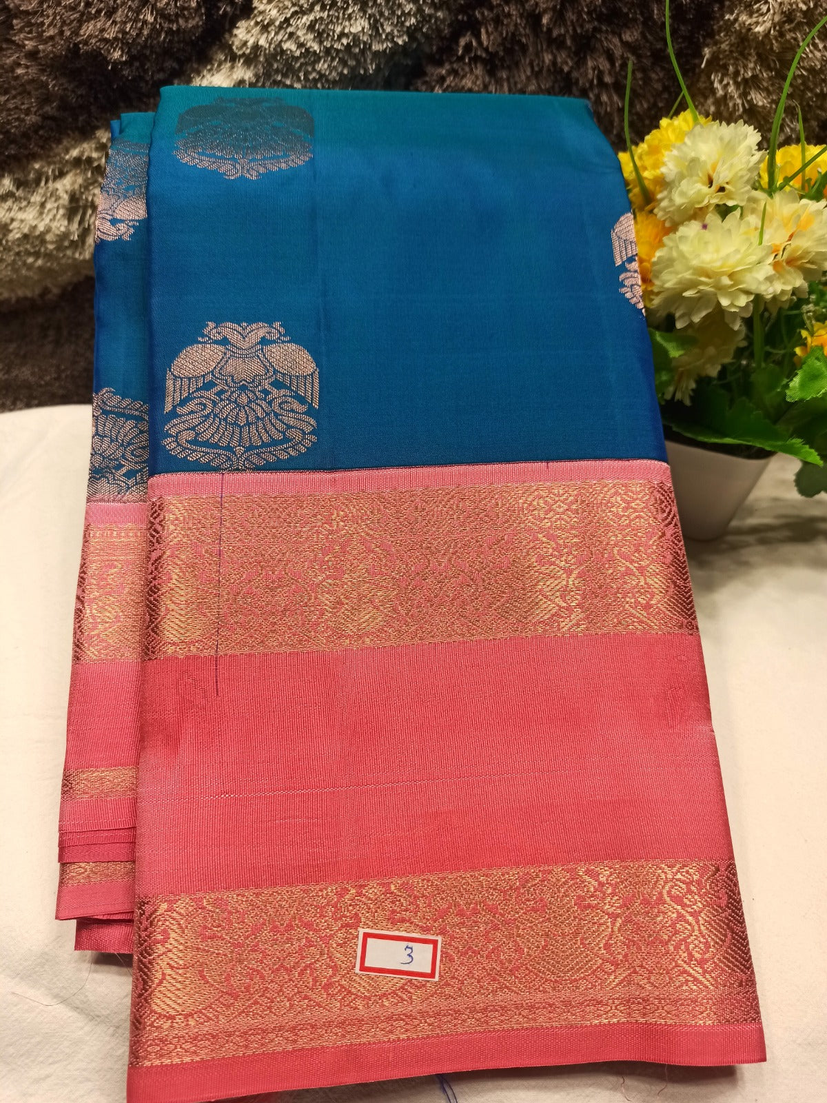Pure Kanchipuram Silk Saree.