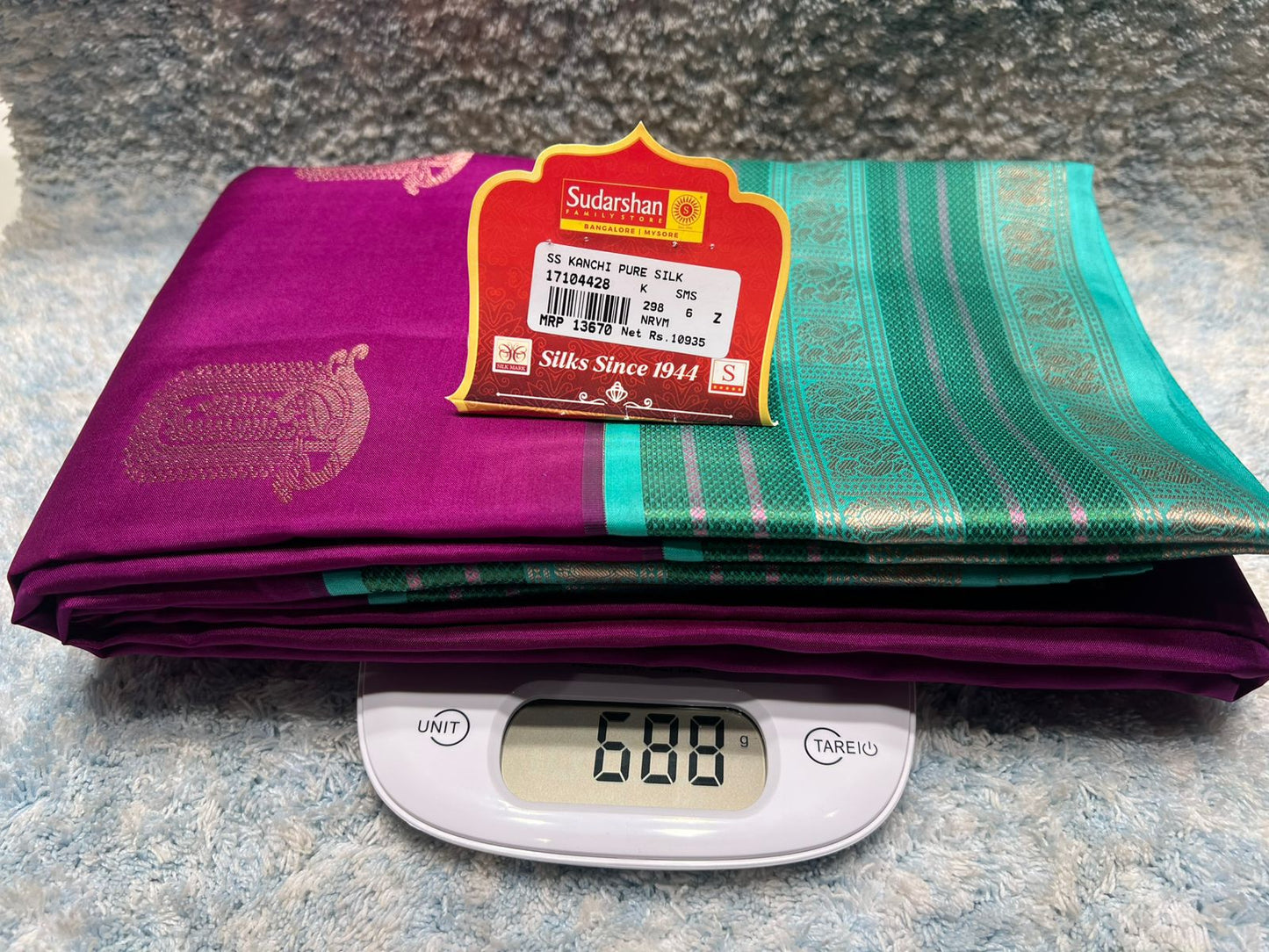 Pure Kanchipuram Silk Saree