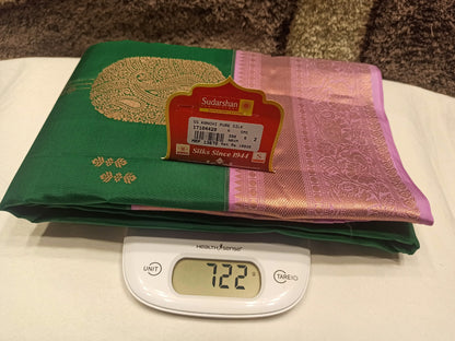 Pure Kanchipuram Silk Saree.