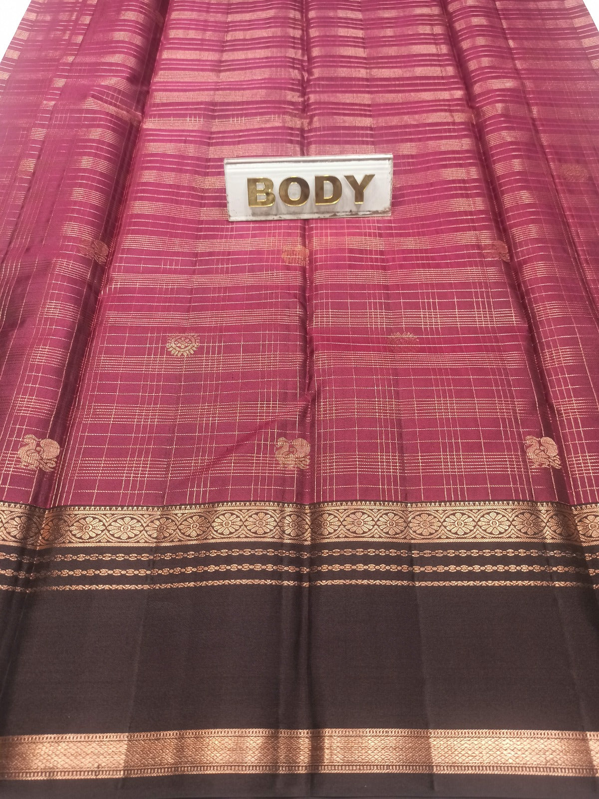 Pure Kanchipuram Silk Saree.