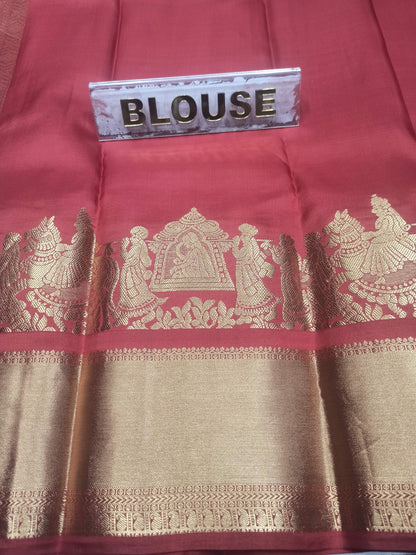 Pure Kanchipuram Silk Saree.