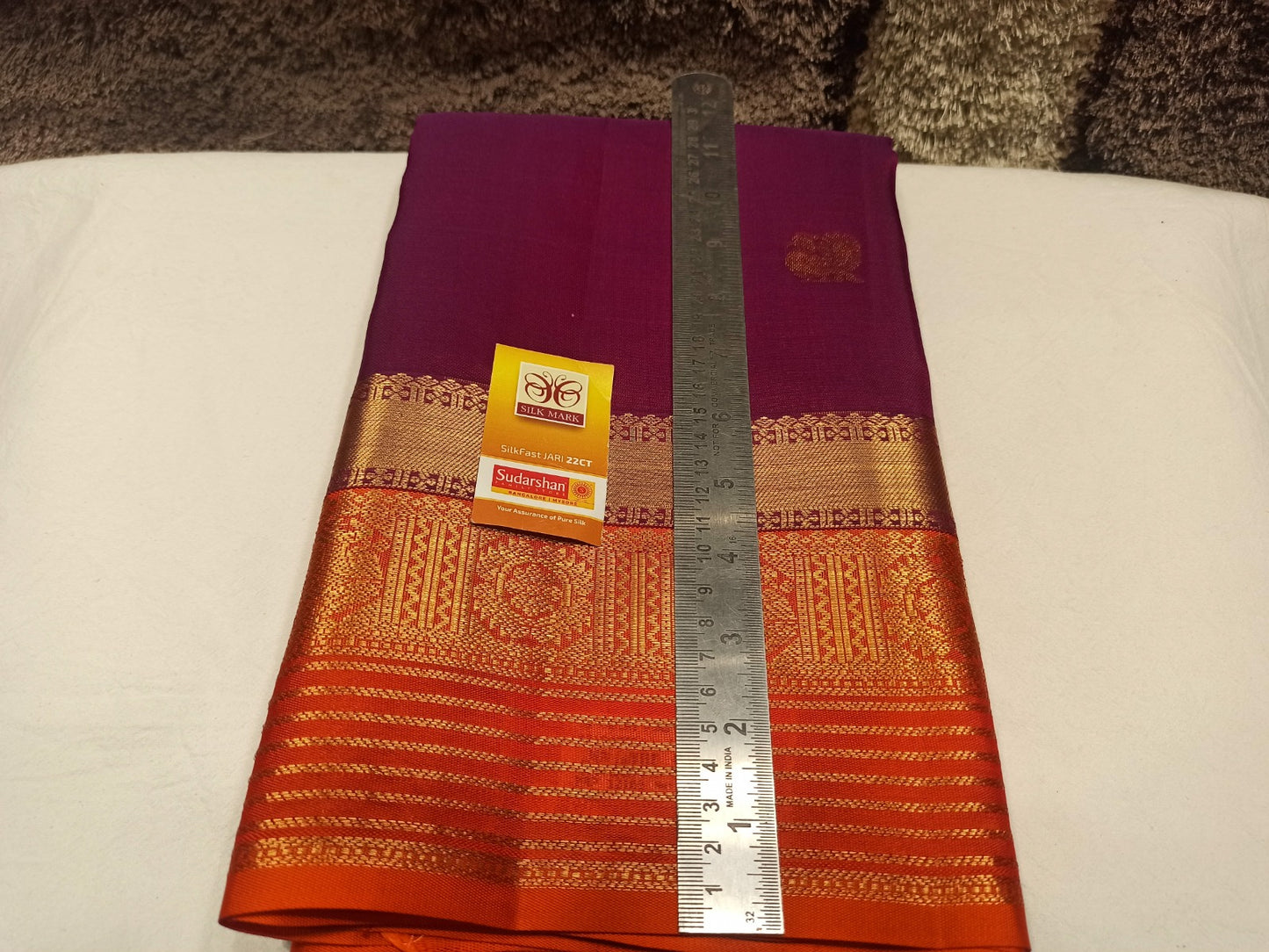 Pure Kanchipuram Silk Saree.