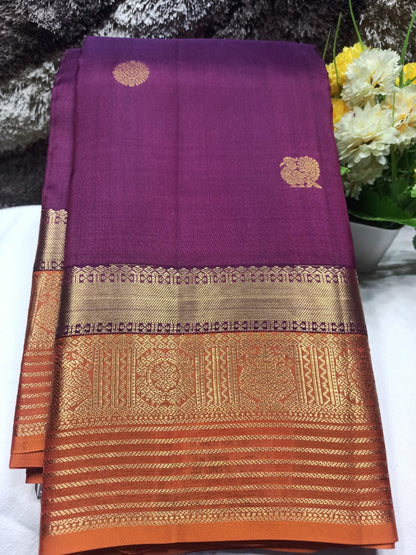 Pure Kanchipuram Silk Saree.