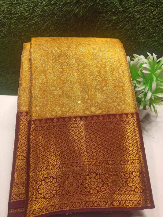 Pure Kanchipuram Silk Saree.