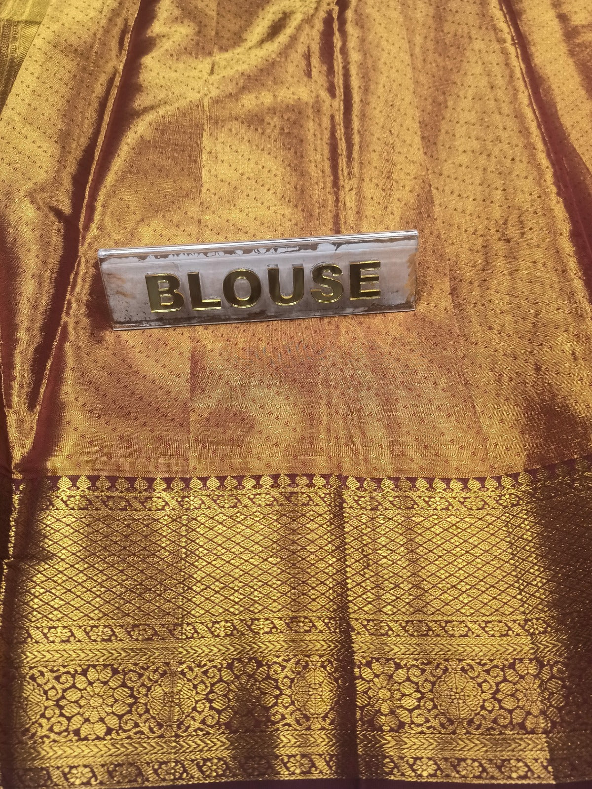 Pure Kanchipuram Silk Saree.