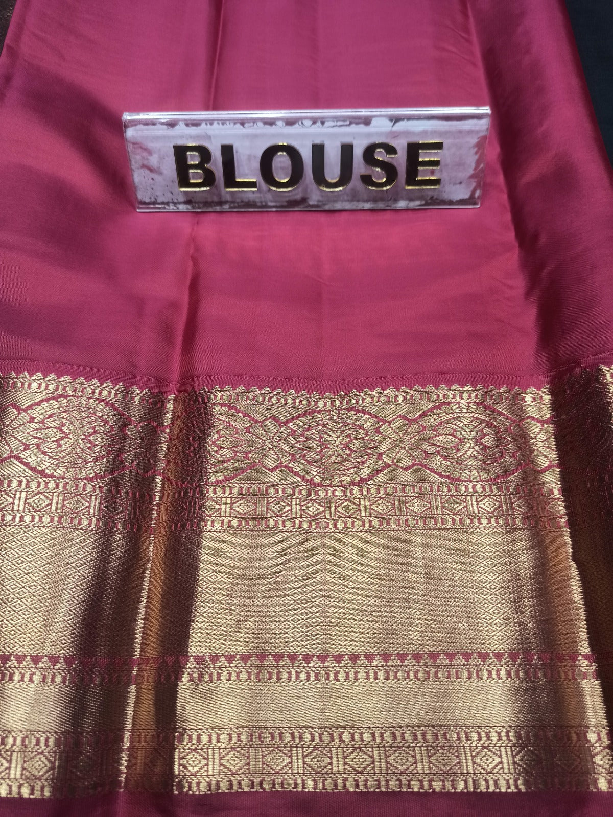 Pure Kanchipuram Silk Saree.