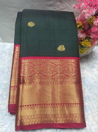 Pure Kanchipuram Silk Saree.