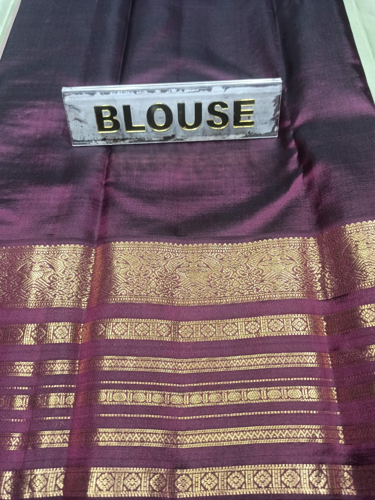 Pure Kanchipuram Silk Saree.