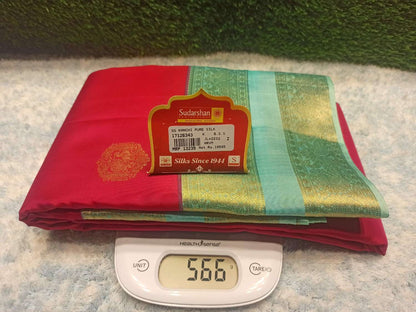Pure Kanchipuram Silk Saree.