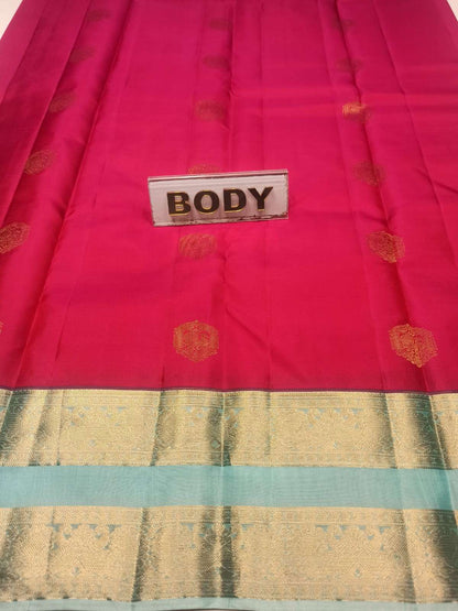 Pure Kanchipuram Silk Saree.