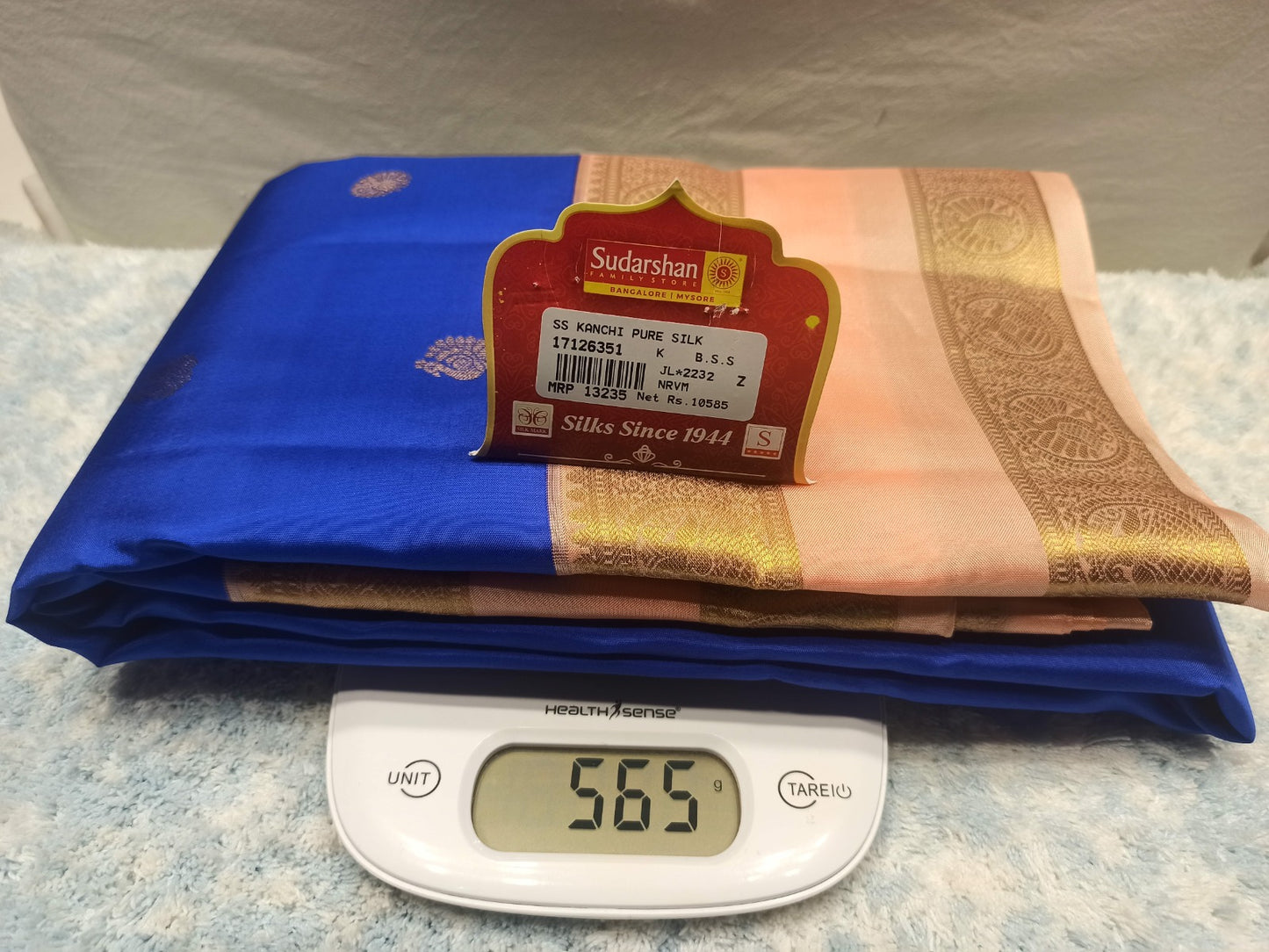 Pure Kanchipuram Silk Saree.