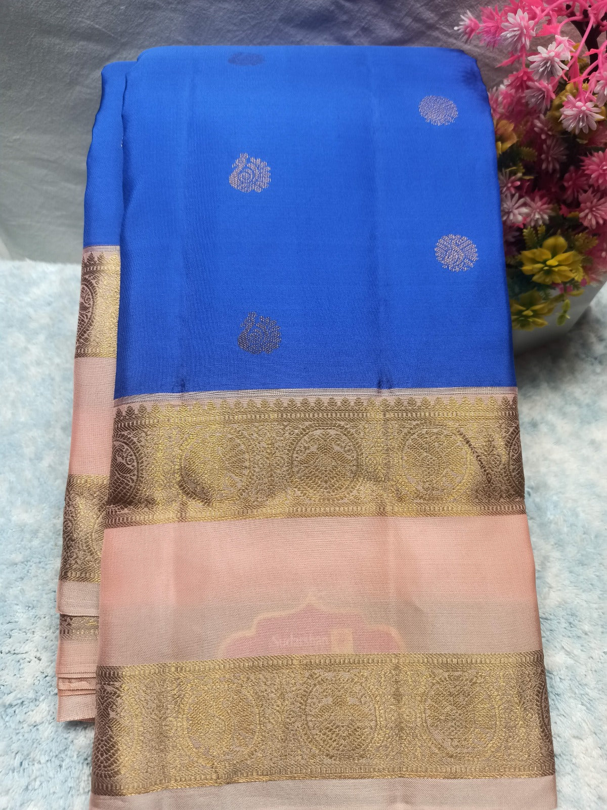 Pure Kanchipuram Silk Saree.