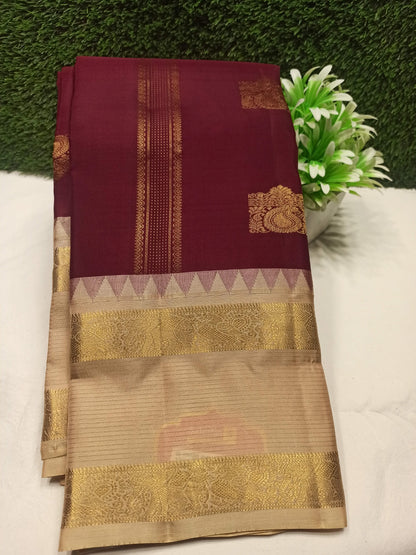 Pure Kanchipuram Silk Saree.