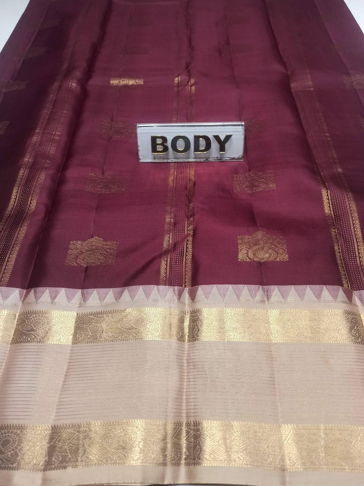 Pure Kanchipuram Silk Saree.