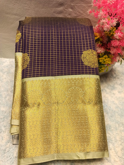 Pure Kanchipuram Silk Saree.