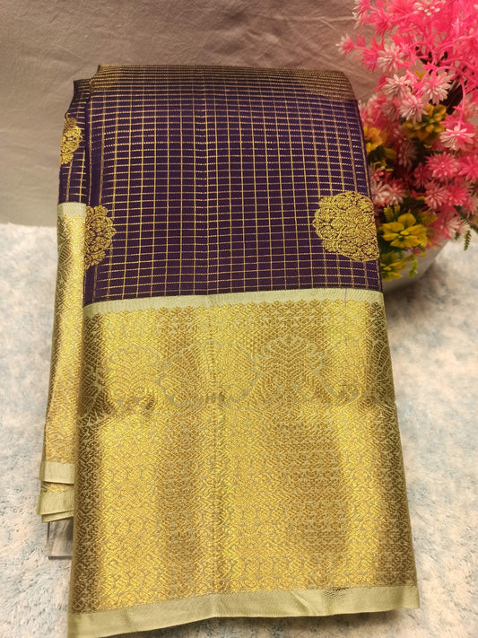Pure Kanchipuram Silk Saree.