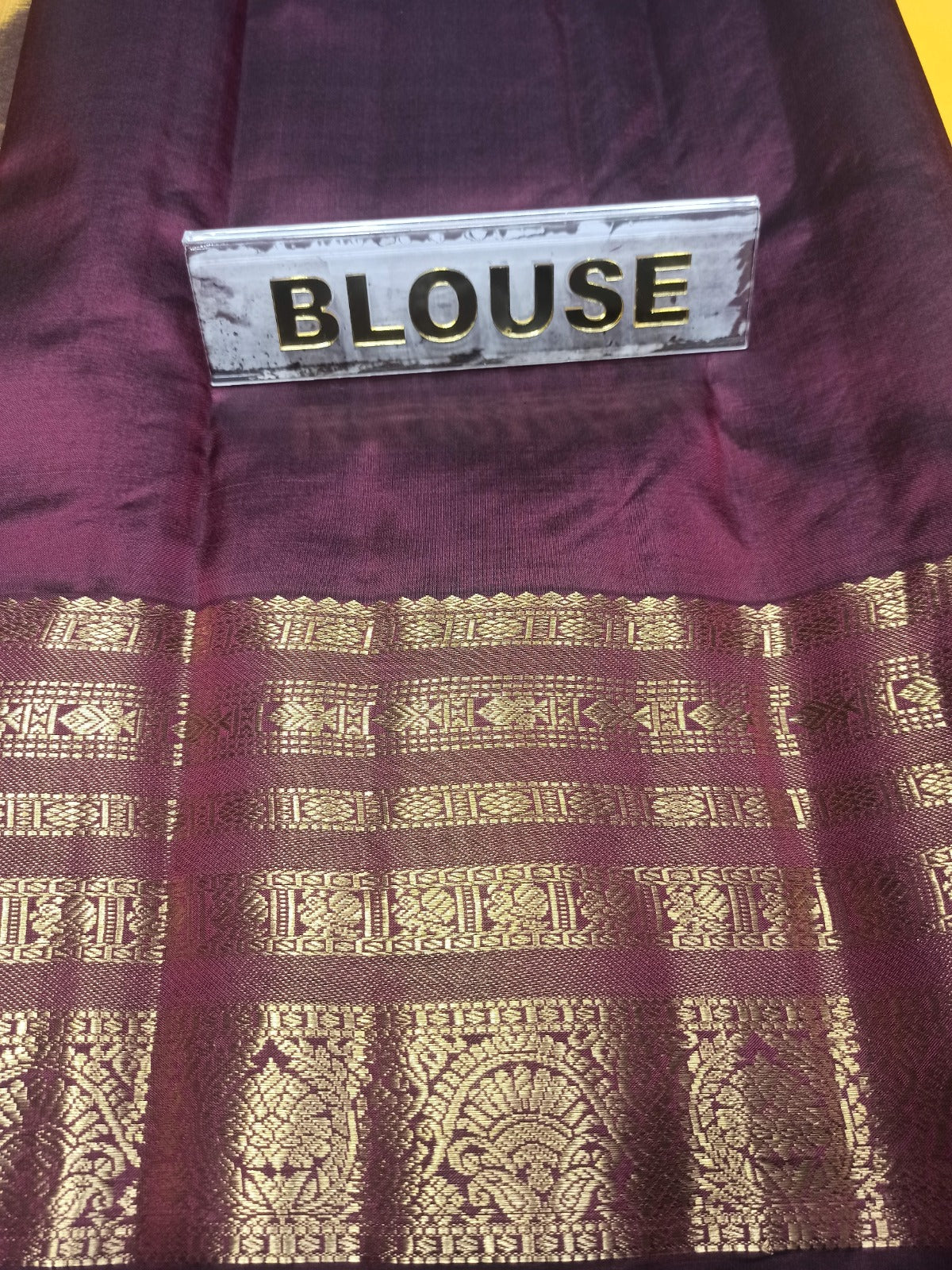 Pure Kanchipuram Silk Saree.