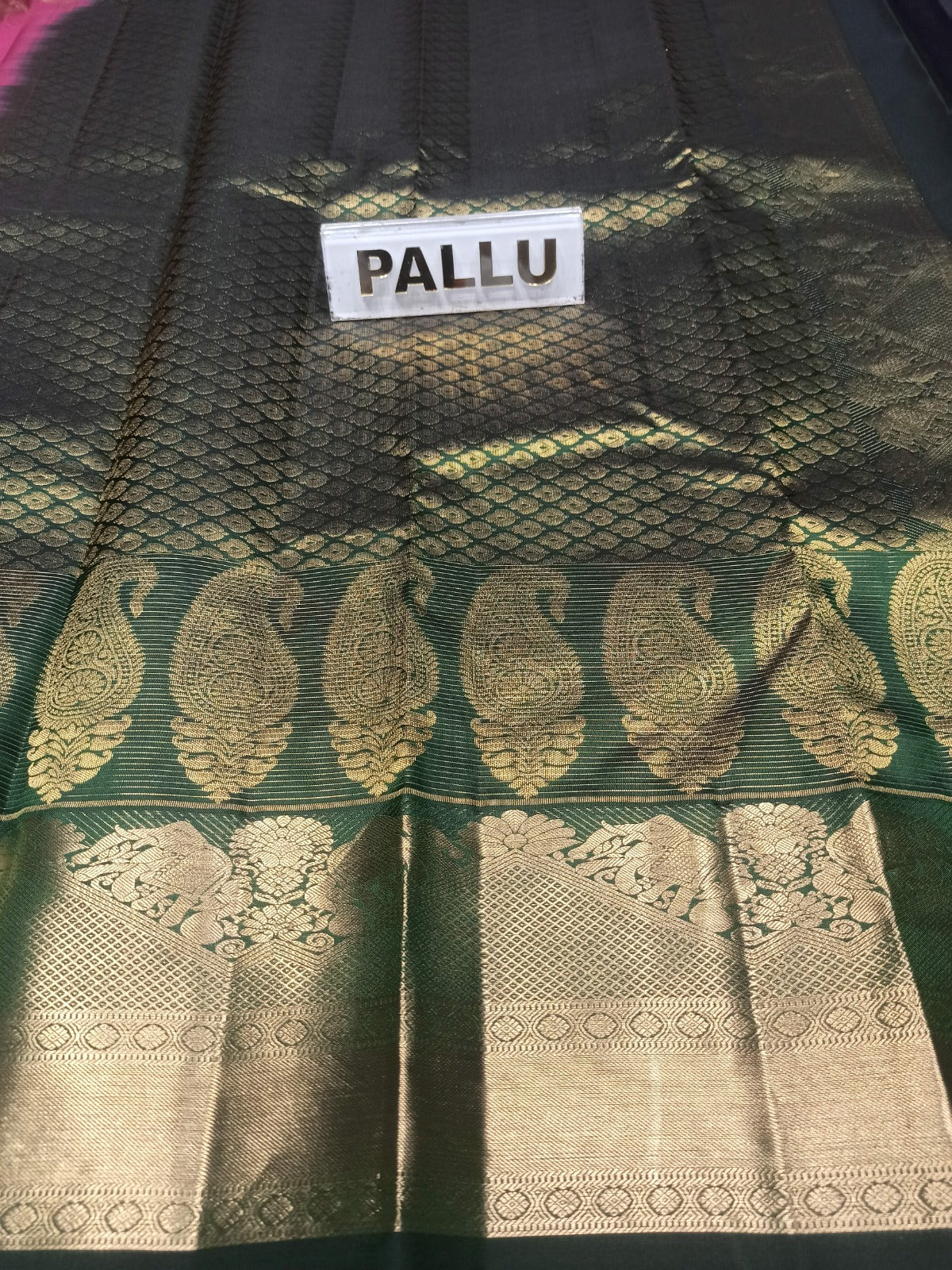 Pure Kanchipuram Silk Saree.